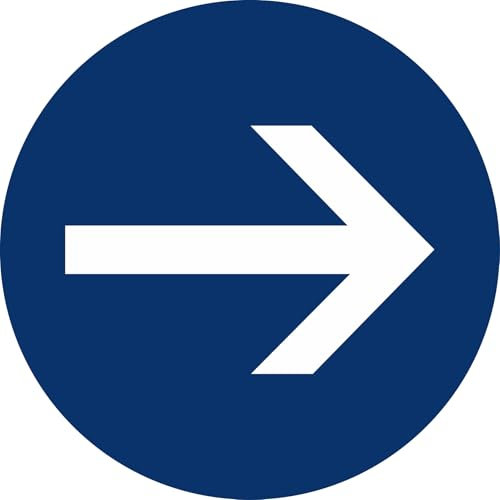 Panneau sens de signalisation en aluminium/dibond : dimensions : 300x300mm épaisseur : 3 mm