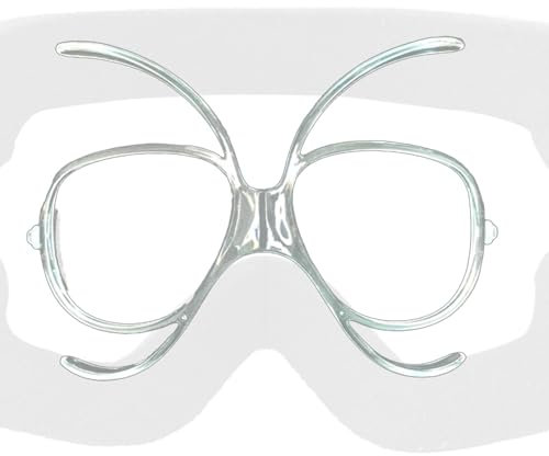 Verschreibungspflichtige Skibrille Rx Insert, Skibrillen-Einsatzadapter, Brillenzubehör, professioneller flexibler und faltbarer Innenrahmen für Snowboardmotorradbrille