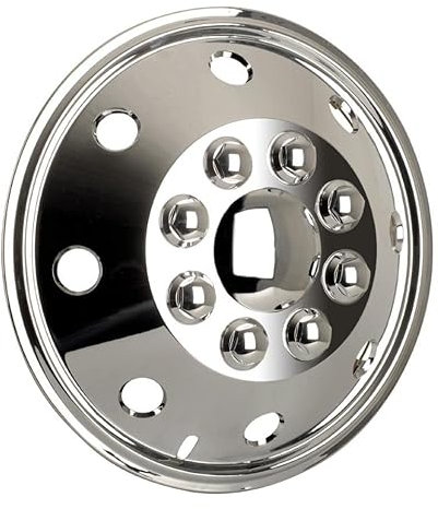 Radzierblende (1 Stück) Chrom 14 Zoll universell passende Radkappe Wohnmobile PKW Transporter (14 Zoll)