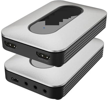 Carte de Capture vidéo 4K Compatible HMI, Boucle de Sortie for Gamer, Streaming en Direct, Prise extrême 4K @ 60Hz, & Play pour TV, Lecteur Blu-Ray, DVD
