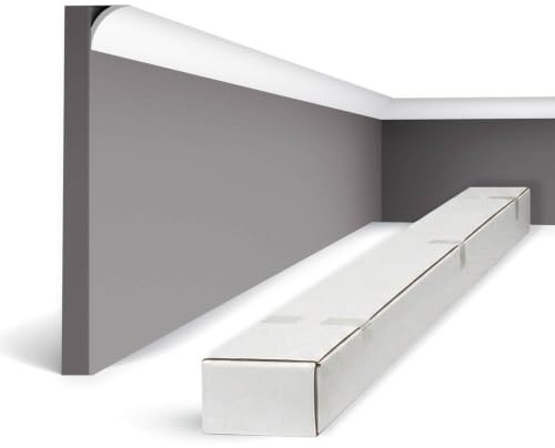 NE1 PURE NOMASTYL Deckenleiste - 10 Stk. (20 m) - 40 x 40 x 2000 mm - NOËL & MARQUET - eine Marke von NMC - Extrudiertes Polystyrol
