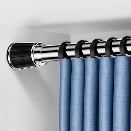 Tringle à rideau de douche réglable en acier inoxydable de qualité supérieure, 39,5 cm, 596,5 cm, vert foncé