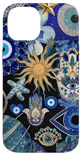 Evil Eyes Charm For Protection Collage Case for iPhone 14