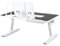 HUOLE Plateau de Lit, Pliable, Table de Lit pour Ordinateur Portable, inclinable avec Refroidisseur/Ports USB/Tiroir,Réglable en Hauteur et Angle, pour Canapé/Bureau/Sol,60 * 40 * 26-39cm-Noir