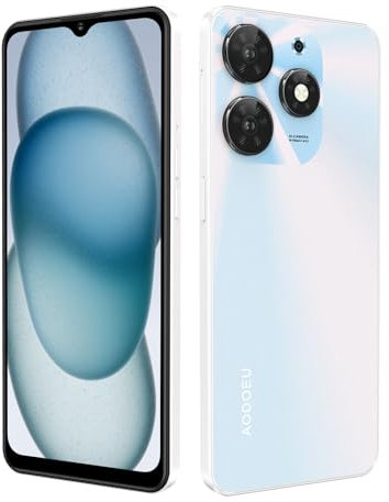 AODOEU Téléphone Portable Débloqué 4G, 6Go+64Go Android 13 Waterdrop 6,3, 8MP+16MP, Chargement Rapide Smartphone Pas Cher, 3 Slot-Dual SIM Telephone Portable Pas Cher WiFi/GPS/OTG/Type C-Violet