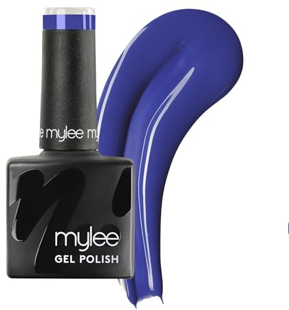 Mylee Gel Nail Polish 8ml [Spill The Blues] - UV/LED Soak-Off Nail Art | Manicure Pedicure for Professional, Salon & Home Use [Blue Range] - Long Lasting & Easy to Apply