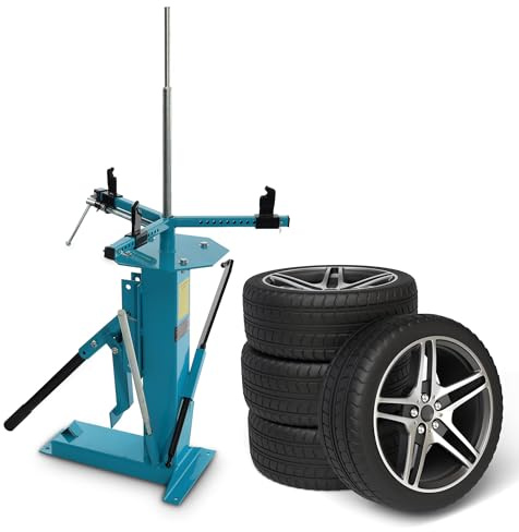 Bituxx Reifenmontiermaschine Reifenmontiergerät Montagegerät Reifenmontagegerät Reifenmontagemaschinen Motorrad PKW Anhänger von 4 bis 19 Zoll