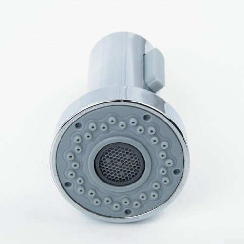 CashMuch Replacement Faucet Spare Spout For Kitchen Mixer Tap, Pull Out Spray Head With Rain And Bubble Settings, 1/2 G Connector