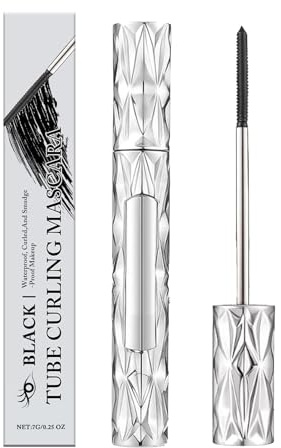 Iron Wand Mascara, Ultimate Length & Curl Mascara Set, Metal Wand Mascara Black Waterproof Iron Mascaras, Volumizing & Lengthening, Smudge-Proof, Ultra-Fine Iron Wand For Natural Looks (black)