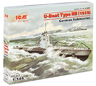 ICM S.009 - U-Boat Type IIB, 1939, Schwarz