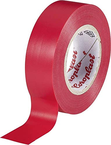 Coroplast 302 302-10-RD Isolierband Rot (L x B) 10m x 15mm