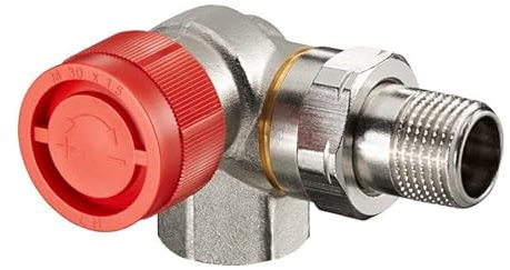 Oventrop Thermostatventil Baureihe F M 30 x 1,5, PN 10, Winkel-Eck links DN 15, R 1/2
