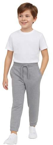 A2Z 4 Kids Boys Girls Joggers Jogging Pants Tracksuit Bottom Sweatpants Fleece Casual School Trouser Age 2 3 4 5 6 7 8 9 10 11 12 13 Years | Soft Warm Casual Fleece Jogging Pants for School and Daily Wear