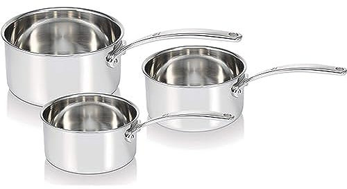 Beka 13416974 Tri Lux Série de 3 Casseroles en acier inoxydable Triply 16/20 cm