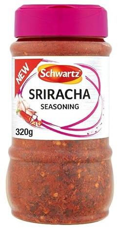 Schwartz Sriracha Seasoning, Hot, Artificial Colours & Flavours Free, 320g