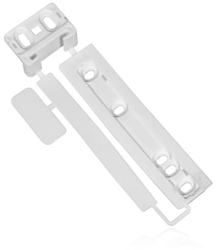 SPARES2GO Door Plastic Mounting Bracket Fixing Slide Kit Compatible with John Lewis Integrated Fridge & Freezer