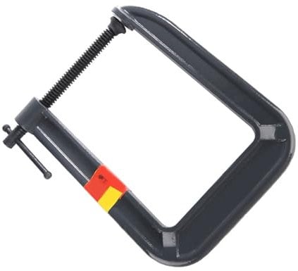 Heavy Duty Deep Throat U-Clamp Steel Deep Reach C-Clamp Jaw Opening DIY Carpentry Clamping Device(100 * 185mm)