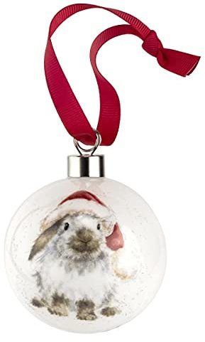 Wrendale Designs Weihnachtskugel, Design: „Gathered All Around“, Mehrfarbig, 9