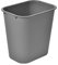 Xuejuanshop Cubos de Basura Basura de la casa Papelera Simple Lata Grande Cesta de Papel, Gris, 24L Cubo de Reciclaje (tamaño : M)