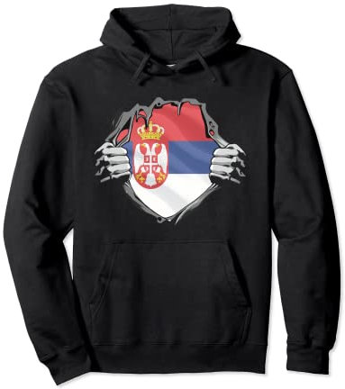 Serbien Fußball Trikot Alternative Pullover Hoodie