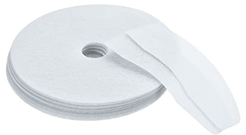 sourcing map Universal Cloth Dryer 8pcs Exhaust Filter 235x37mm, 2pcs Air Intake Filter 207x75mm, White