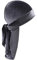 zalati Durag Cap Kopfbedeckung Piratenkopf Wraps Samt Langer Schwanz Einfarbig Bandana Turban Hut für Damen Herren Grau