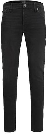 JACK & JONES Original Denium Jeans Skinny Fit Cotton Made Jeans for Men - Black