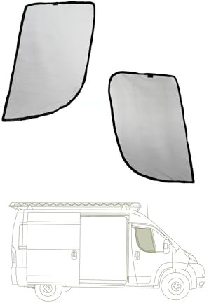 VanEssential Front Door Bug Screens (Pair) Designed for Ram Promaster Van