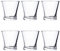 Quid Lucia Set 6 Vasos Bajos Vidrio 10cl Sodo Apto Microondas Ecológico