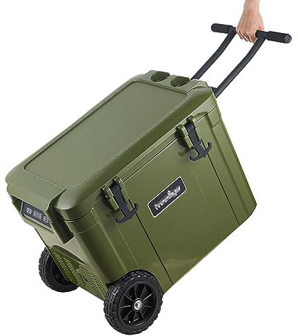 ZCBYBT Car Fridge Freezer Portable Compressor Car Refrigerator 12/24V Electric Cooler for Camping, Road Trip, Picnic, Down to -20℃,55L