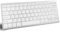 Kabellose Tastatur für iPad, QWERTZ Deutsche Bluetooth Tastatur für iPad 10.9/10.2/9.7, Andriod, iOS, Windows, WinXP, Win7, Win8, Kabellose Multi-Device Tastatur inkl 2 AAA Batterie(Silberweiß)