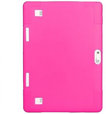 Funda universal de silicona para tablet Android de 10 pulgadas y 10.1 pulgadas, soporte de lápiz (B, talla única)