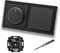 Busch Jäger 6523U-102 LED Drehdimmer Dimmer + Dimmerscheibe 6540-885-102 + Lichtschalter 2000/6 US in Future Linear schwarz matt inklusive EBROM Phasenprüfer zur Montage der Geräte 6523 U – 102