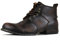 COWSDELLA Oscure Marrone antico Uomo Marrone chiaro Stivali Chukka Allacciati Moto Casual Pelle Abito Stivaletto per Uomo Moda 6015-1-Oscure Marrone antico-12-R