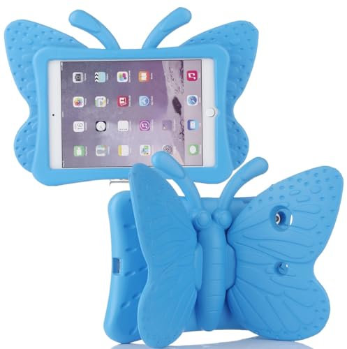 Custodia resistente Pretty Butterfly Case compatibile con iPad 8a generazione 10,2 2020/iPad 7a generazione 10,2 2019/iPad Air 10.5 2019 / iPad Pro 10.5, EVA antiurto robusta custodia protettiva