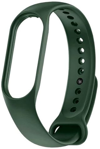 CABLEPELADO Correa Compatible para Xiaomi Mi Band 4 & Xiaomi Mi Band 3 | Suave | Silicona | Recambio Brazalete Impermeable (Verde)
