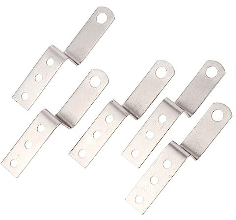 CANIGHT 10stücke Zubehör Für Bilderrahmen Z-förmige Aufhängung Mit Clips Und Schrauben Stabil Und Langlebig Für Kreative Wandgestaltungen Für Bilder Spiegel Und Regale