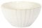 HOME DECO FACTORY, KA0411, Saladier élégant en céramique, idéal pour salades et Fruits, Design raffiné et Couleur Beige, Facile à Nettoyer, diamètre 18,5 cm, Beige