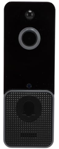 VBESTLIFE Videocamera Campanello 1080P, Telecamera di Sorveglianza Wireless per Interni/esterni, WIFI 2.4 5G, Rilevamento del Movimento, Visione Notturna, Audio Bidirezionale,