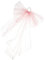 Schleife Haargummi Haarschmuck für Hochzeiten Hochzeit Haar Accessoires brautkleid Haarklemmen Braut Hochzeitsschleier Brautschleier mit Schleife Tüll Schleier Gittergewebe Rosa SAFIGLE