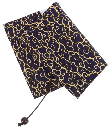 NUOBESTY Couverture de livre en tissu porte- accessoire de lecture housse de protection protecteur de pochette de livre couverture de livre lavable couverture de manuel chiffon