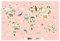 Kidsmood - Selbstklebende Tapete für Kinderzimmer, Fototapete mit Tieren aus aller Welt, Ideale Kinderzimmer Deko für Mädchen und Jungen, Schadstofffreie Vliestapete in lebendigen Farben, 208x240 cm
