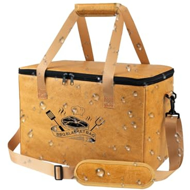 ZunetsUtock BBQ RESTING - Brisketisolierung Wrap, Fleischhaltung Tasche | Schwere Food-Heating-Tasche, faltbares thermisches Kochen Zubehör, wiederverwendbares Wärmespeicherwerkzeug während Grillen im