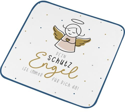 Gruss & CO Zauberhandtuch Dein Schutzengel | kleines Handtuch, Gästehandtuch, in Form gepresst, 30 cmx 30 cm, Baumwolle | Geschenk, lustige Überraschung | 74413