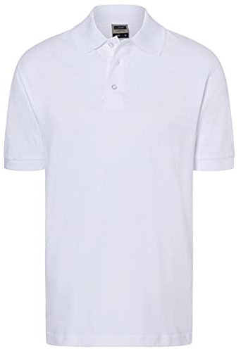 James & Nicholson Poloshirt Classic | Farbe: white | Grösse: XXL