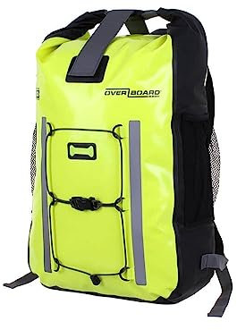 Overboard Wasserdichter Rucksack Pro-vis OB1147HVY, Gelb, 50 x 45 x 5 cm, 30 Liter, 1900