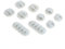 OTB Kabelmanagement - Kabelclips/Kabelhalter - 10er Set Weiß