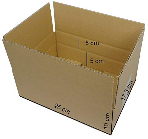 350 Stück Faltkarton 250x175x100 mm