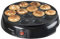 Bestron Poffertjes Maker im Retro Design, Mini Pfannkuchen Automat, mit Antihaftbeschichtung, Sweet Dreams, 800 W, Schwarz