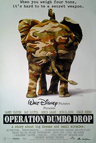 Operation Dumbo Drop (1995) | original Filmplakat, Poster [ca 68x101cm]